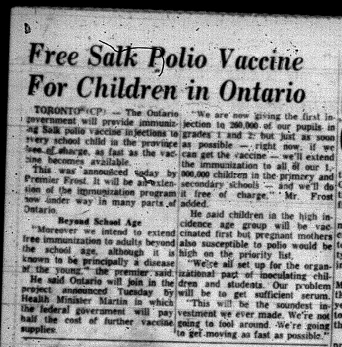 Timeline of Polio One Generation s Experiences in Two Pandemics